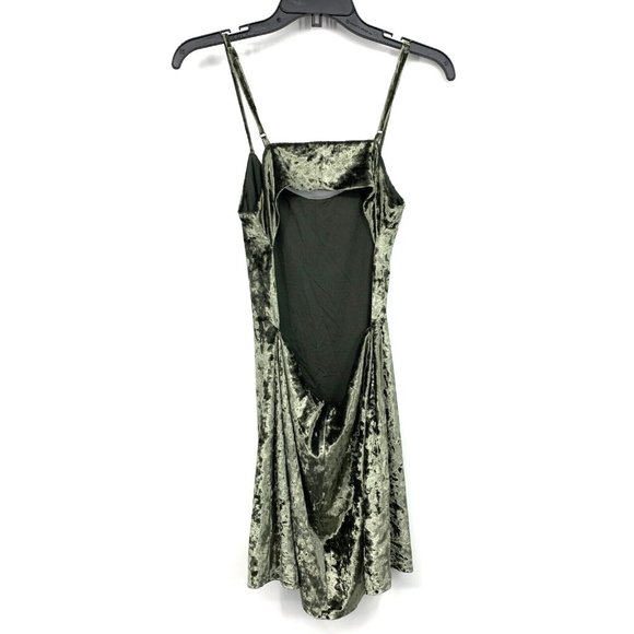 Revolve NBD Dress Kate Crushed Velvet Sleeveless Mini Open Back - Picture 7 of 10
